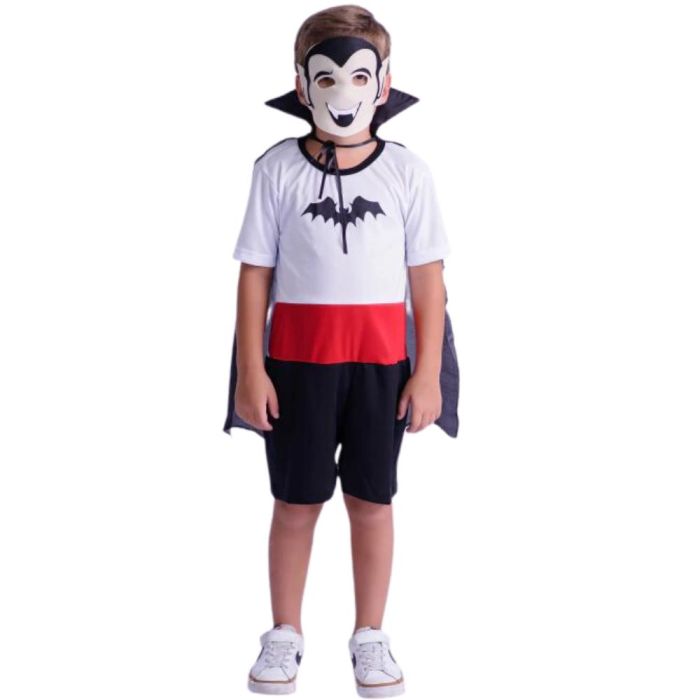 Fantasia Vampiro Halloween Infantil Masculino