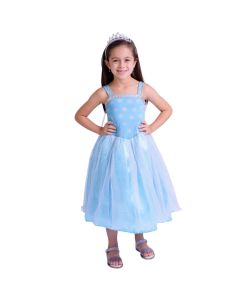Fantasia Infantil Menina Muvile Carnaval Princesa do Gelo