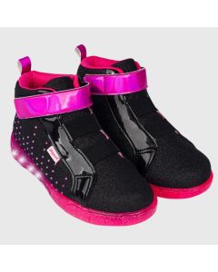 Tênis Sneaker Infantil Menina Pampili de Led Cano Médio 1